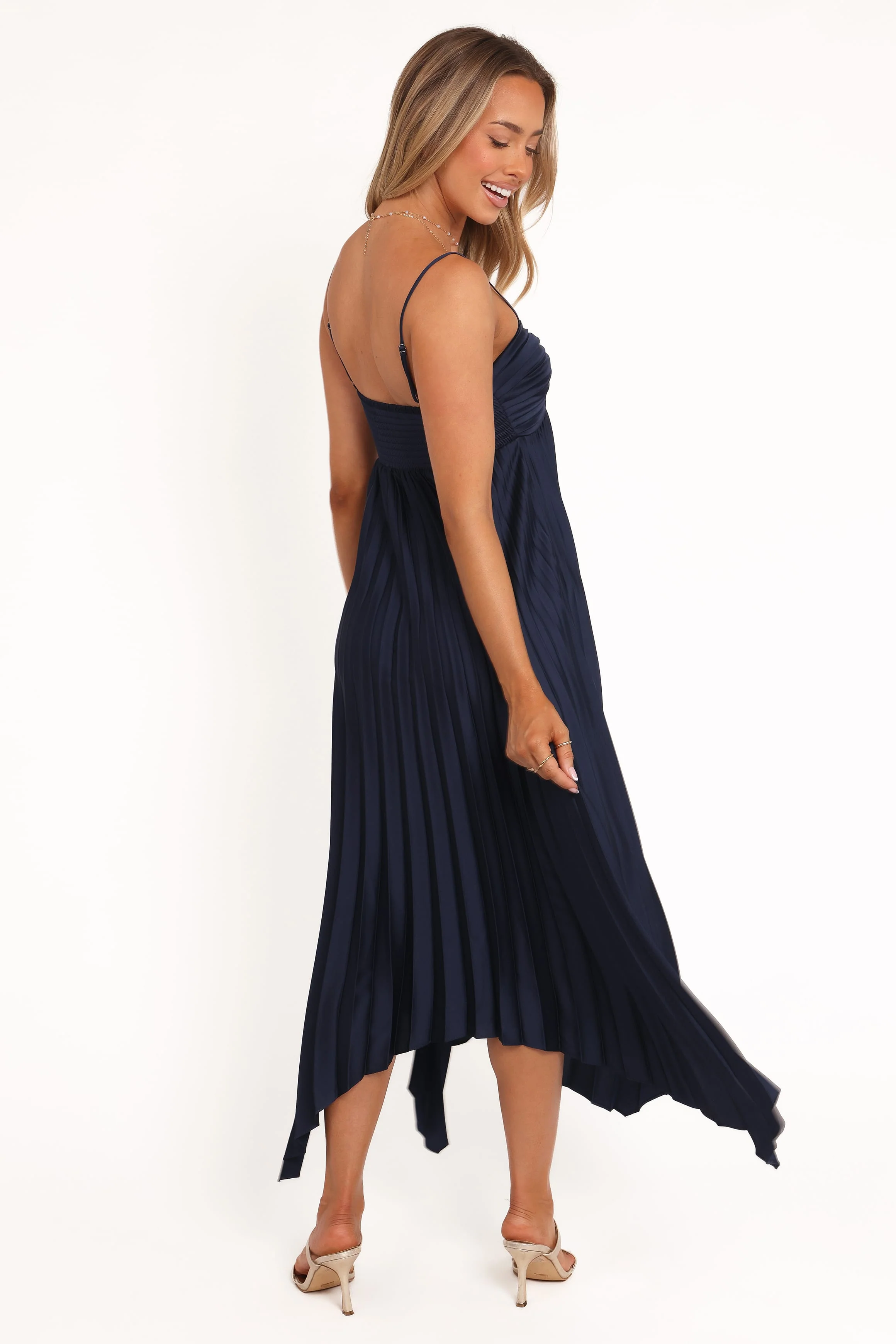 Vikki Dress - Navy - Image 5