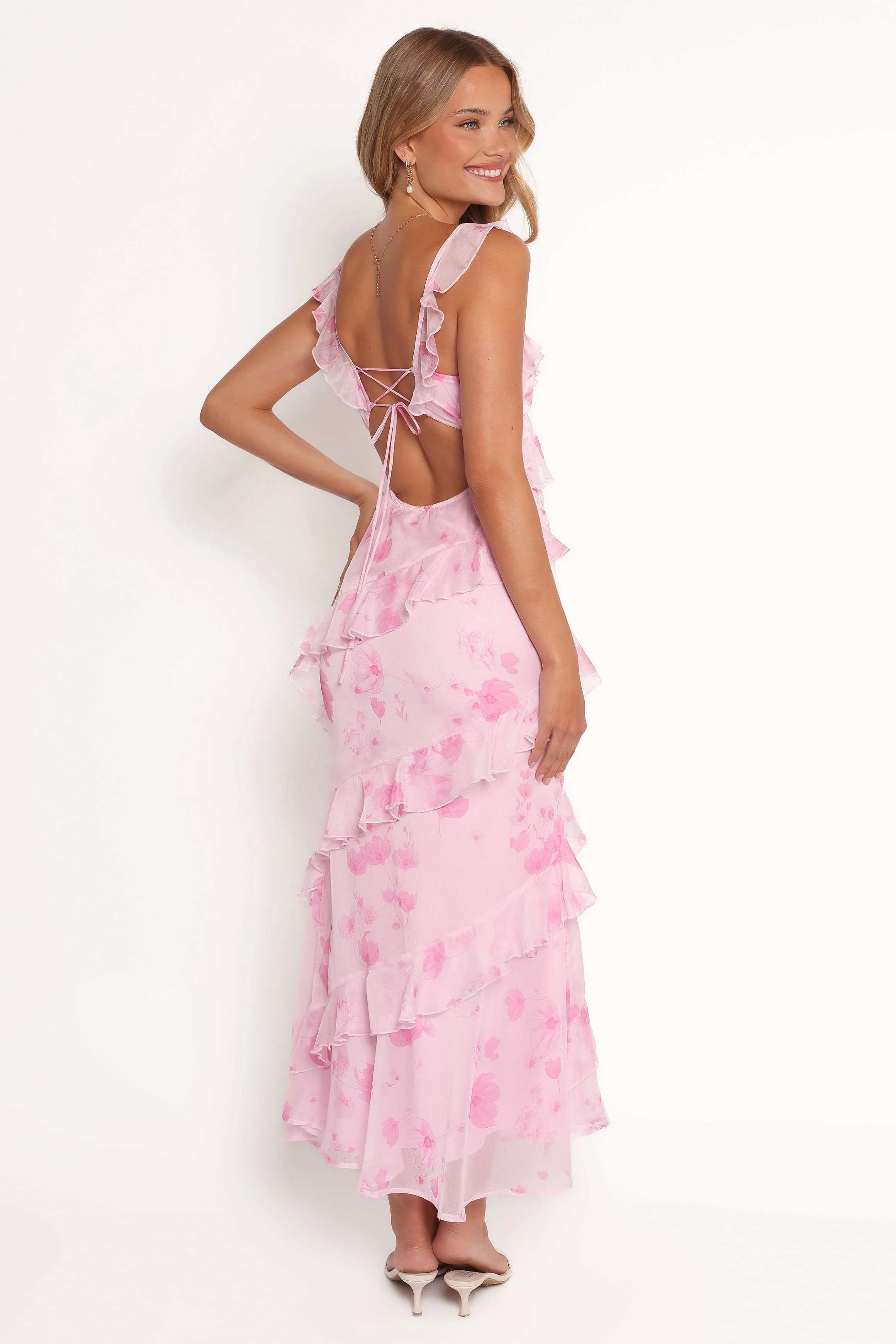 Virginia Maxi Dress - Lilac Floral - Image 3