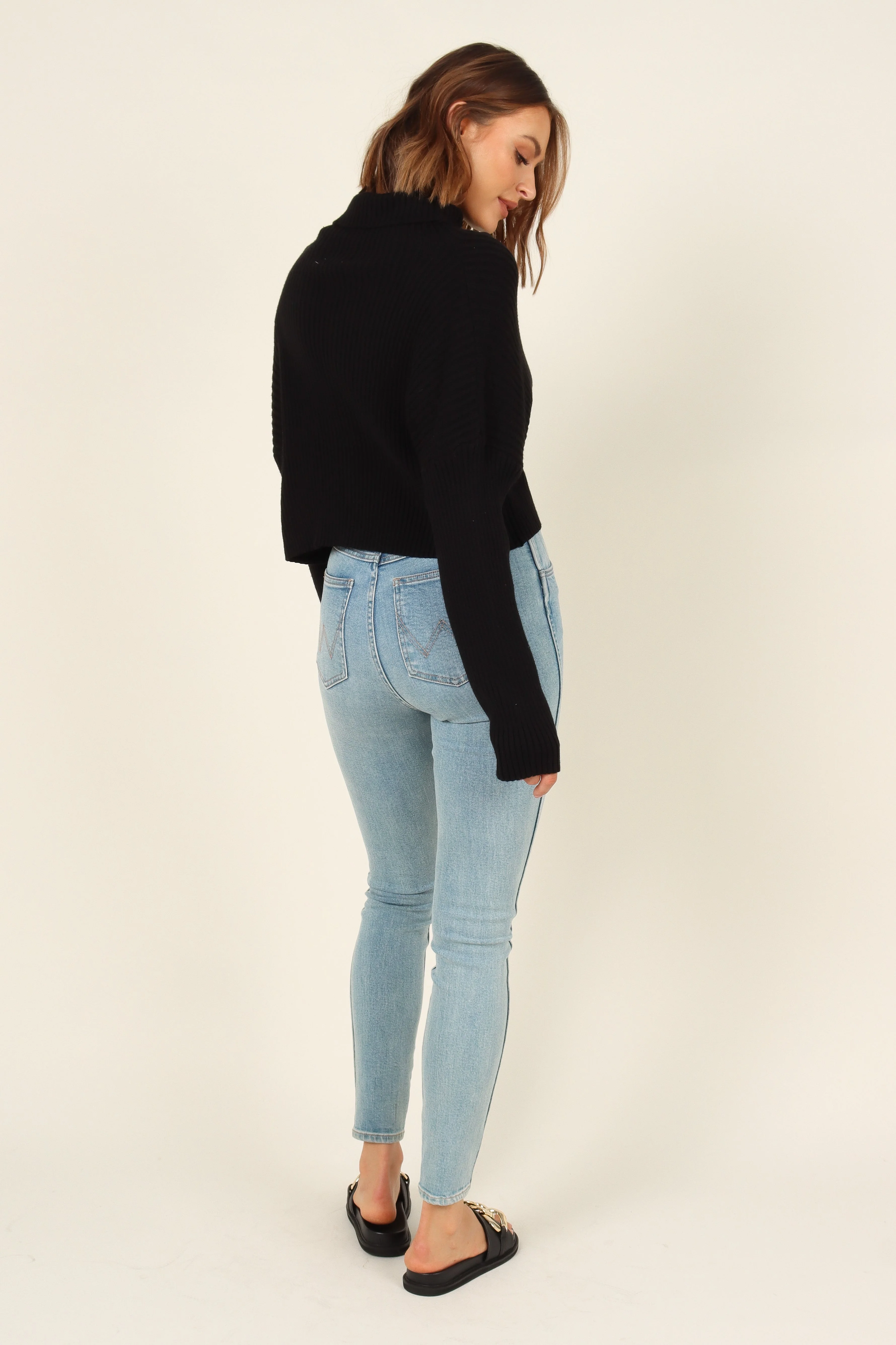 Whitaker Knit Sweater - Black - Image 7