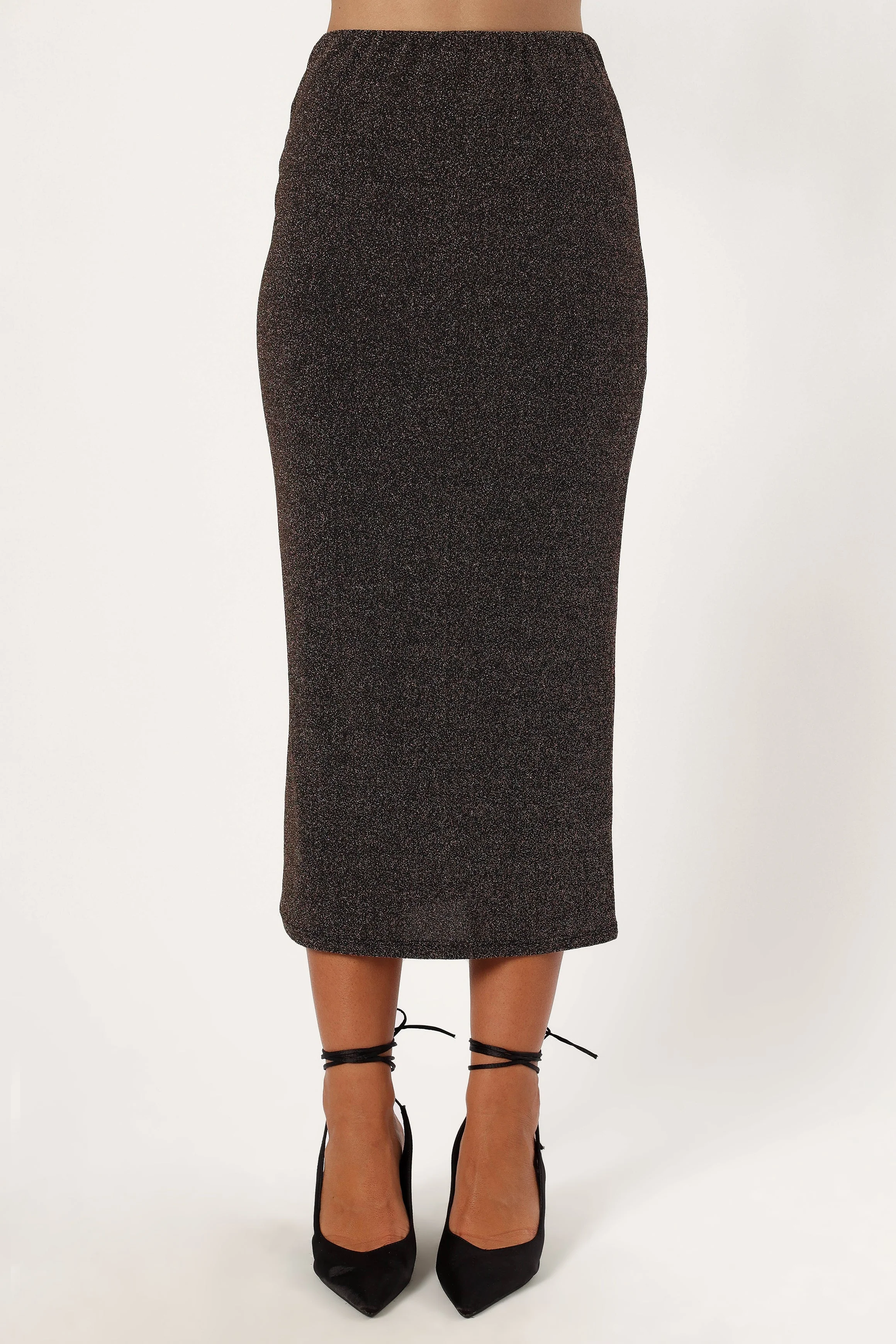 Whitney Midi Skirt - Brown - Image 6