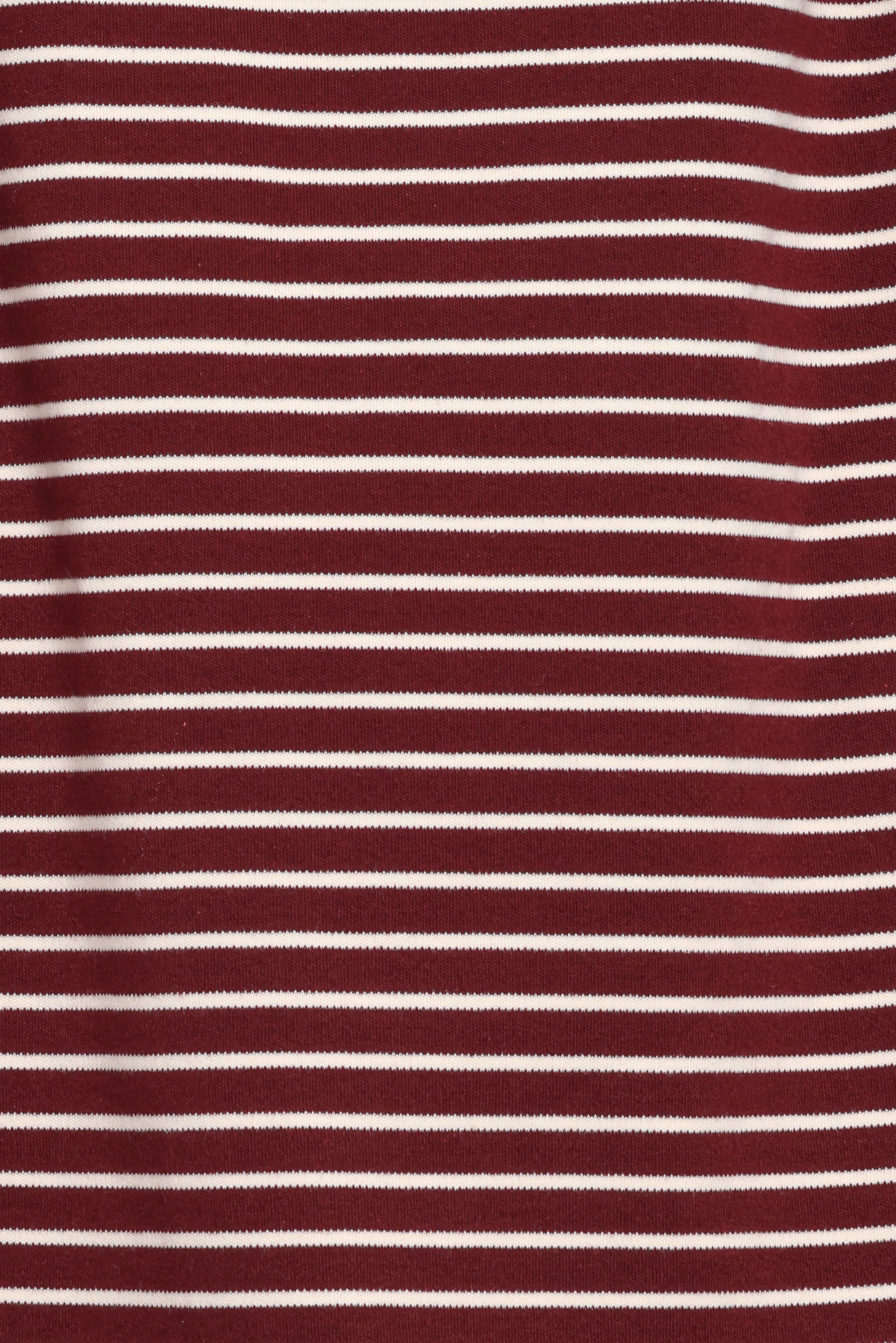 Wilda Knit Pant - Burgundy Cream Stripe - Image 6