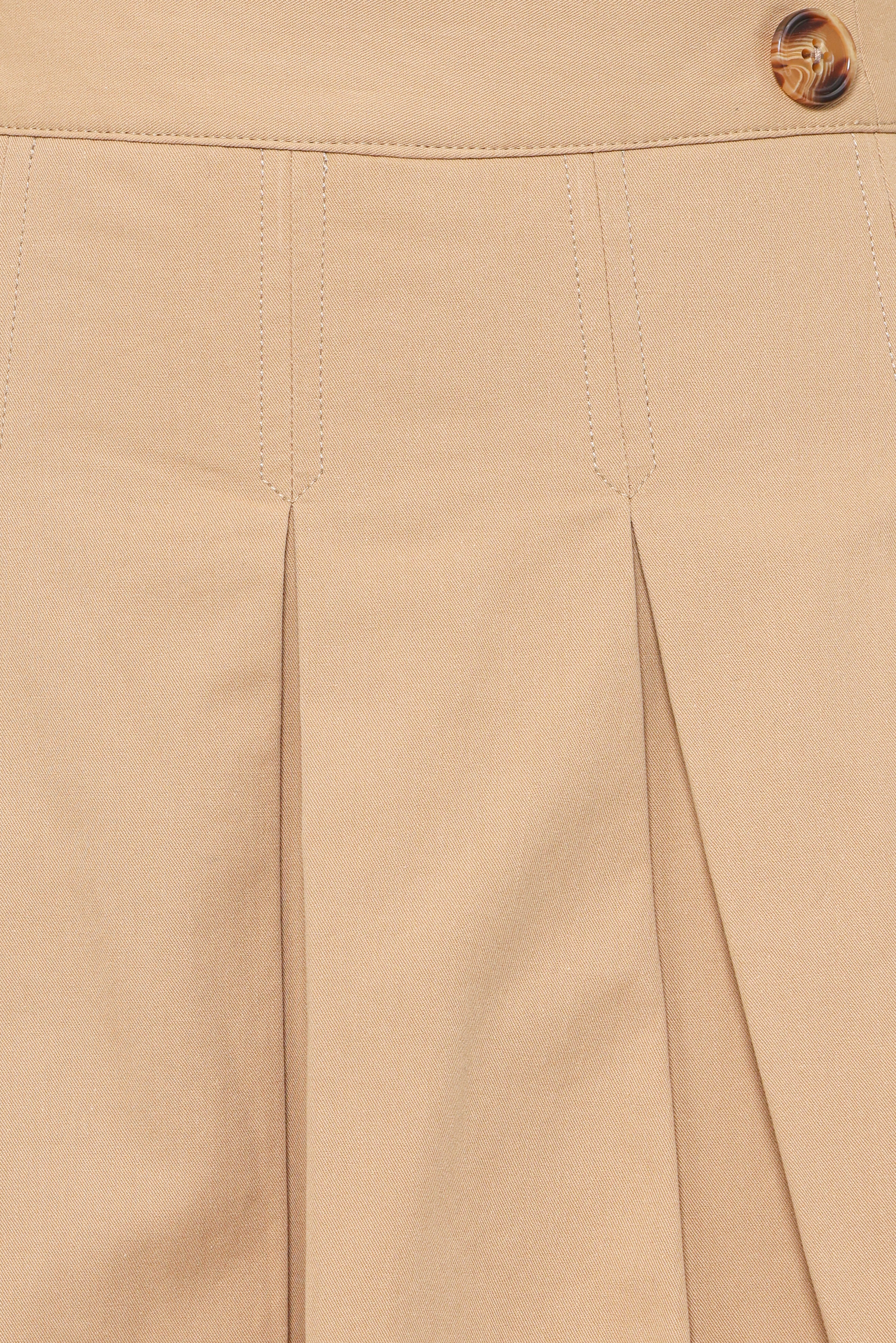 Willow Pleated Mini Skirt - Taupe - Image 6