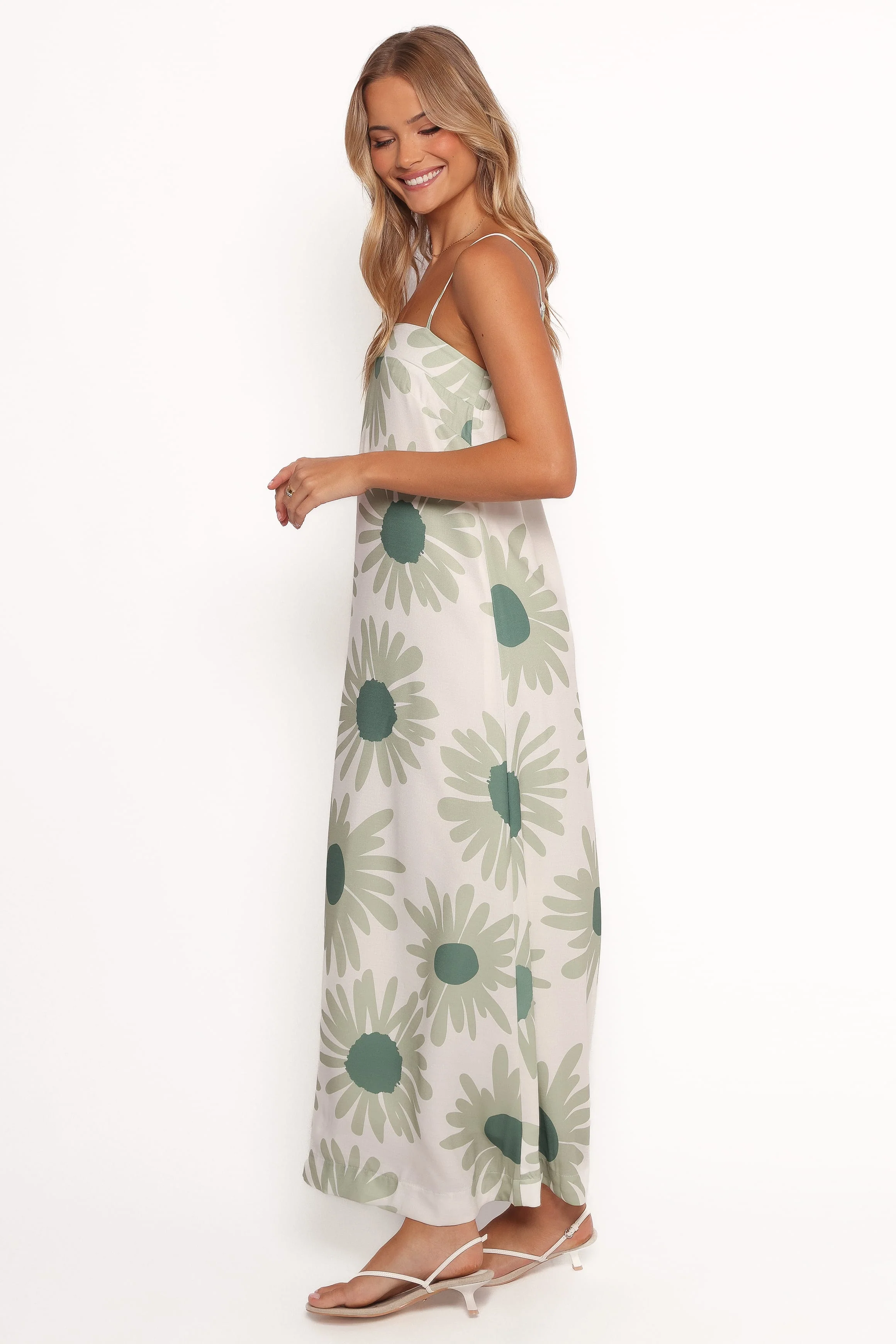 Wilson Maxi Dress - Green Floral - Image 4