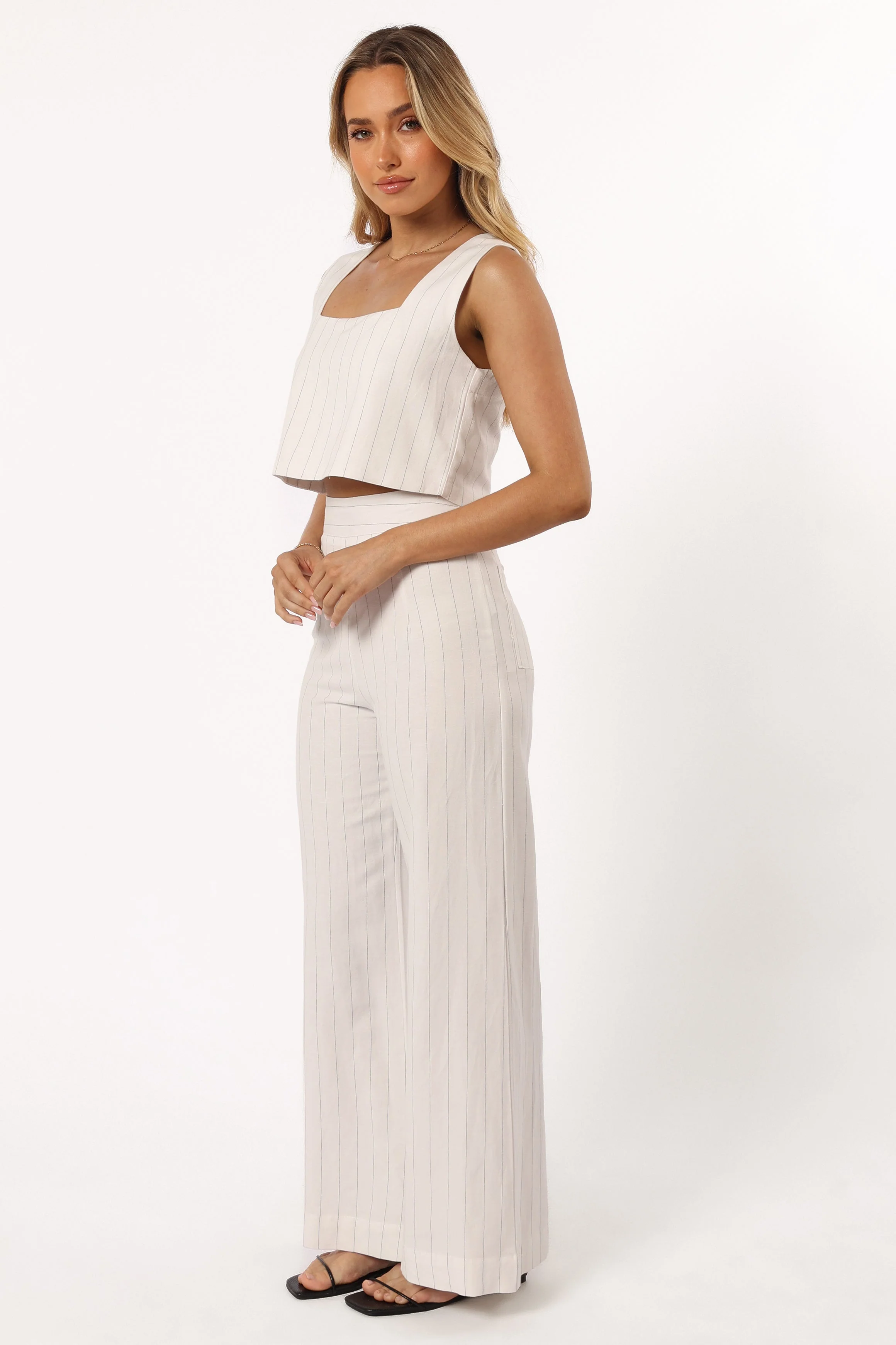 Windsor Pant - White Stripe - Image 5