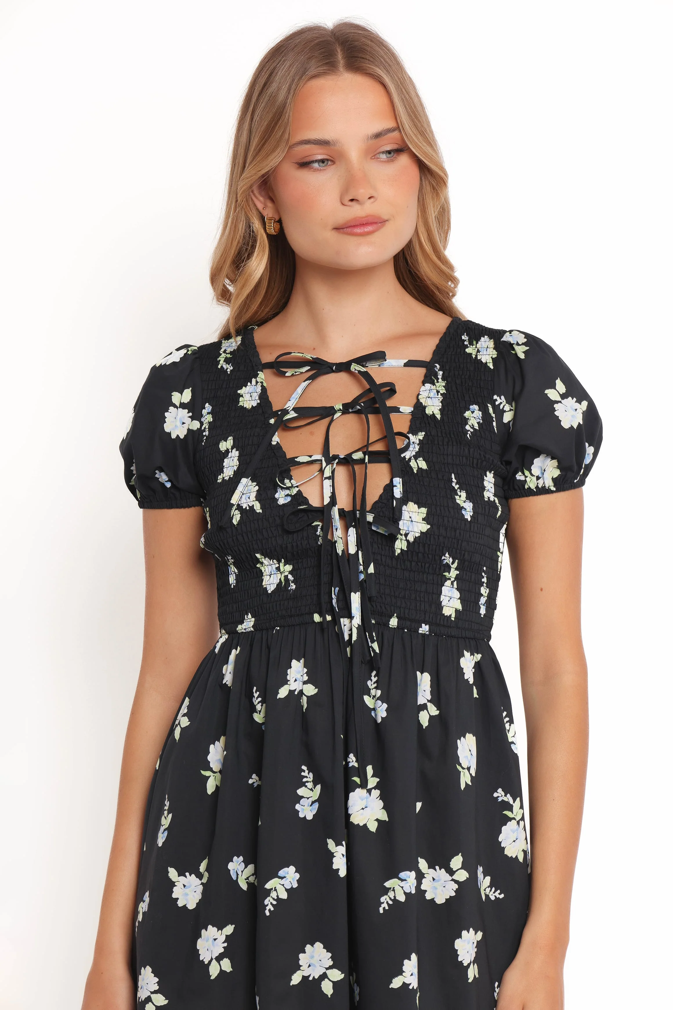 Winny Mini Dress - Navy Floral - Image 6