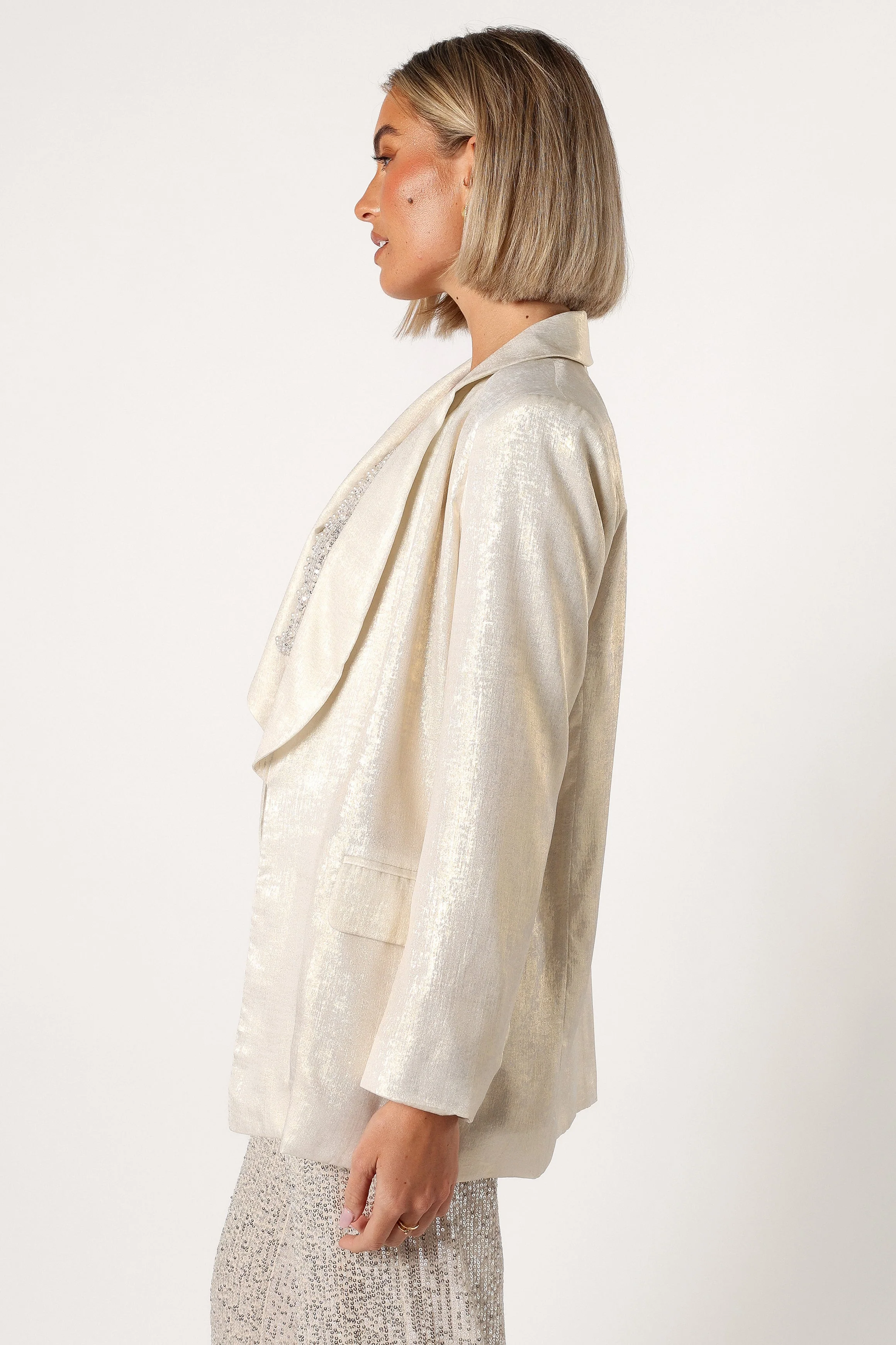 Wren Blazer - Cream - Image 4