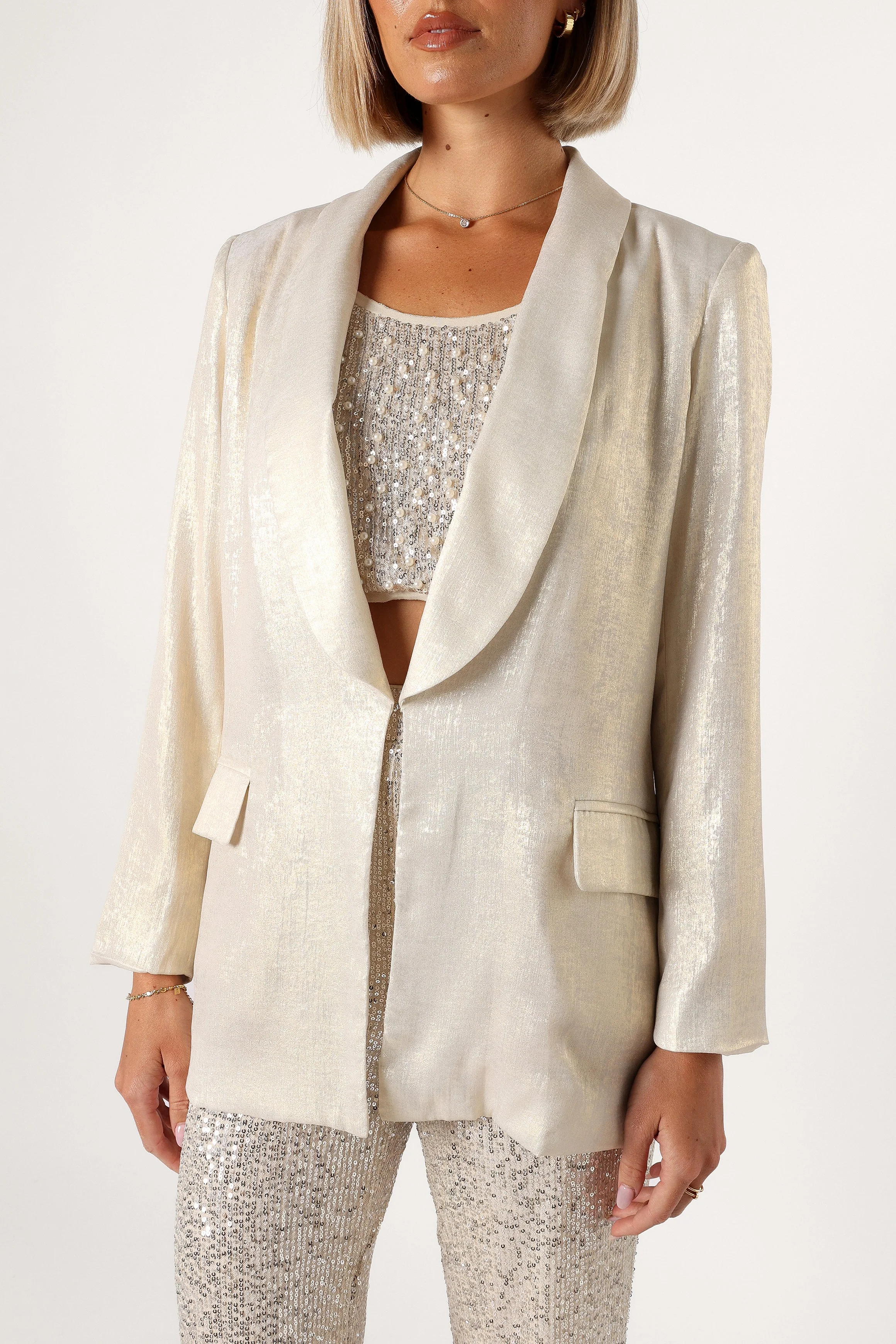 Wren Blazer - Cream - Image 7