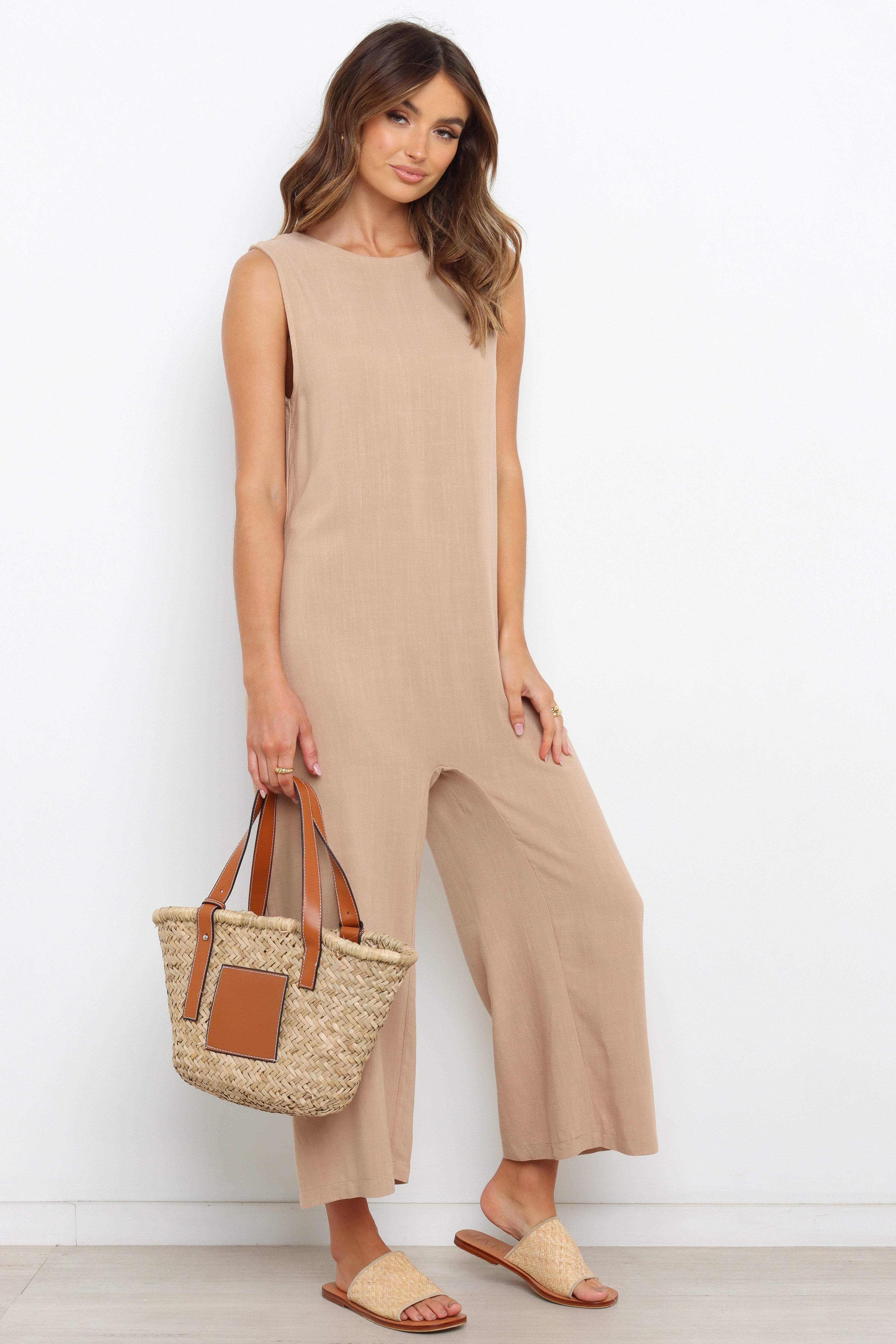 Yardlee Jumpsuit - Mocha - Image 4