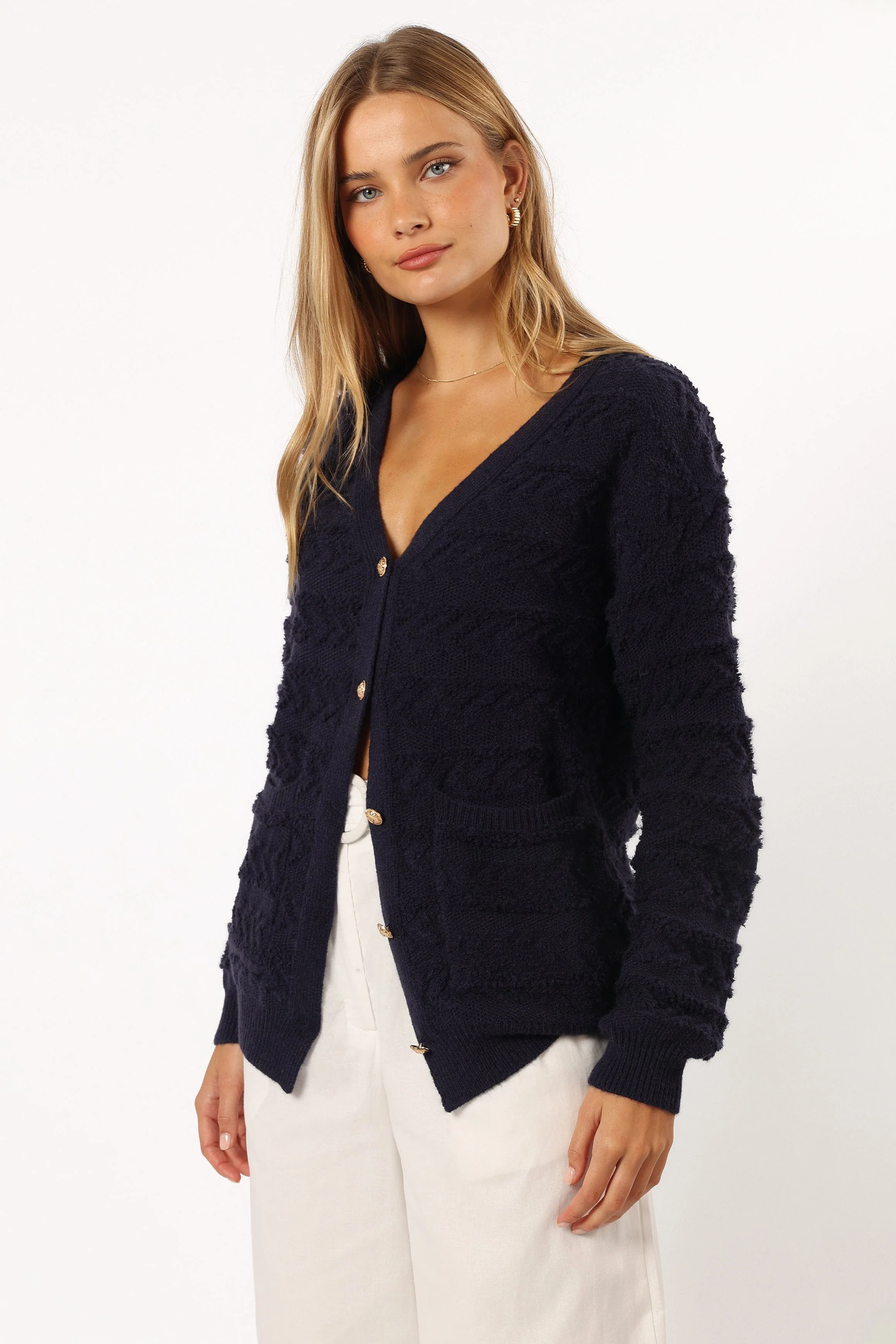 Zalina Cardigan - Navy - Image 3
