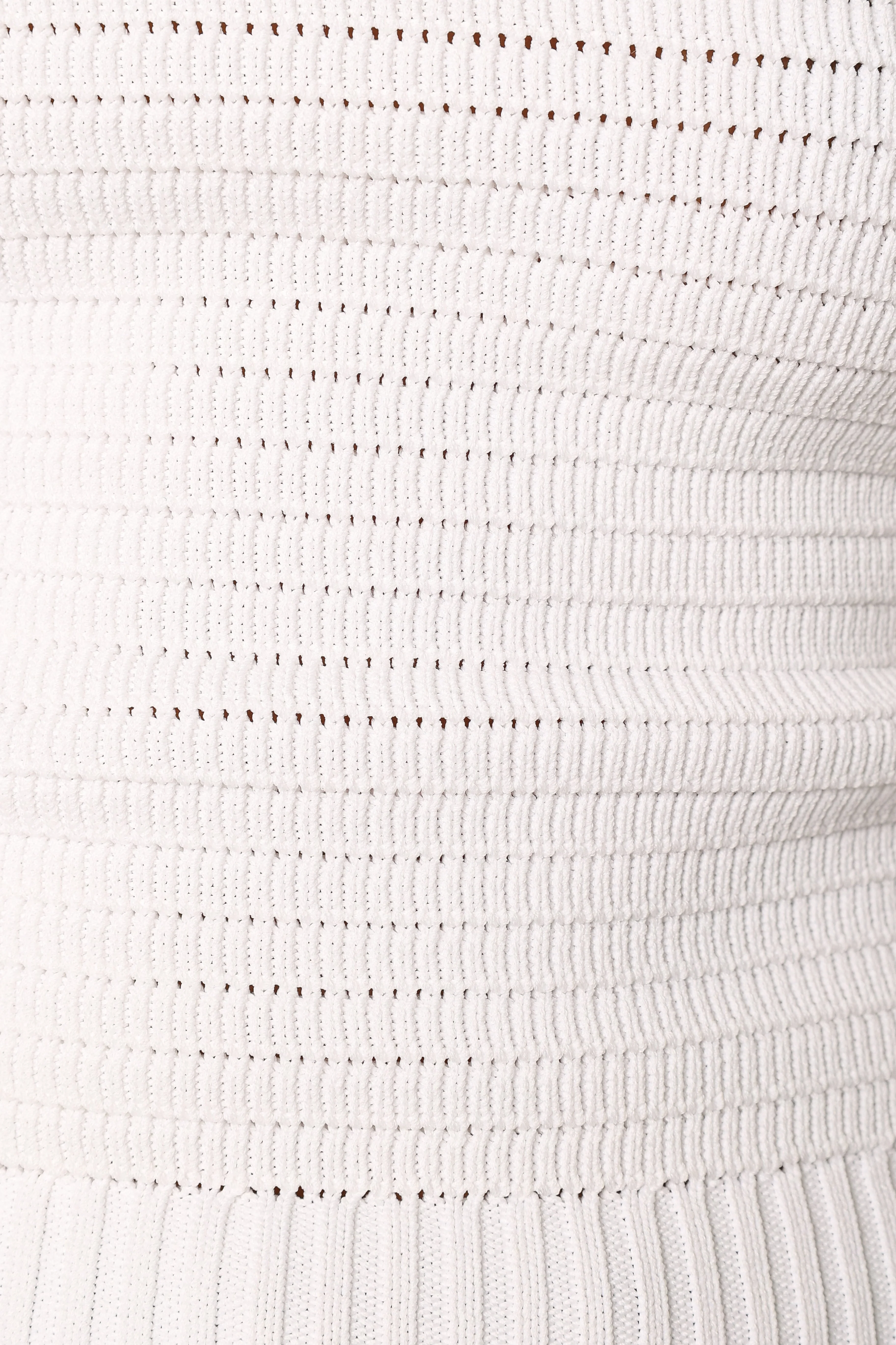 Zia Strapless Knit Top - White - Image 8